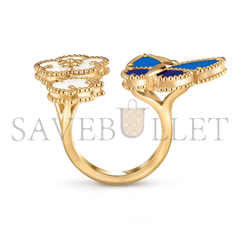 V*n Cl**f arpels lucky spring butterfly between the finger ring vcarpkgt00